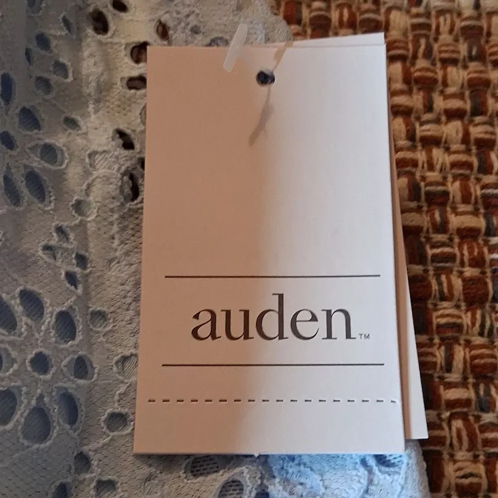 Auden Light Blue Lace All Day Comfort Wirefree Bralette 3X New With Tags - Picture 5 of 7